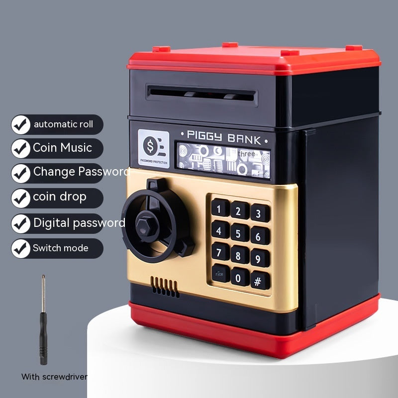 Creative Automatic Money Roll Password Coin Bank