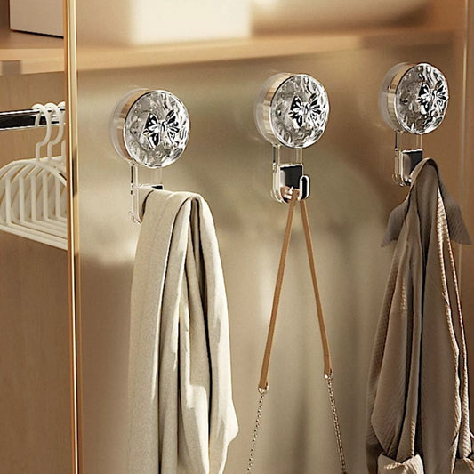 Strong Suction Cup Hook Punch-free Seamless Hanger Clothes Sticky Hook