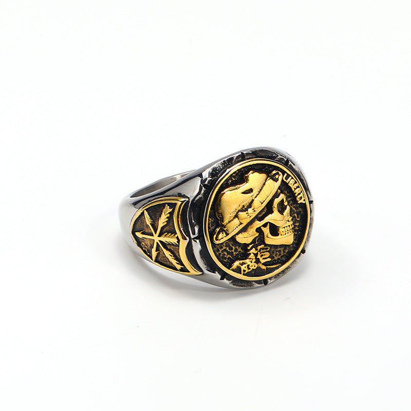 Fashion Trend Punk Skull Pattern Men
