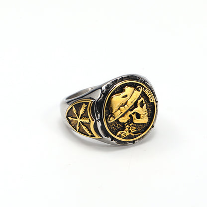 Fashion Trend Punk Skull Pattern Men