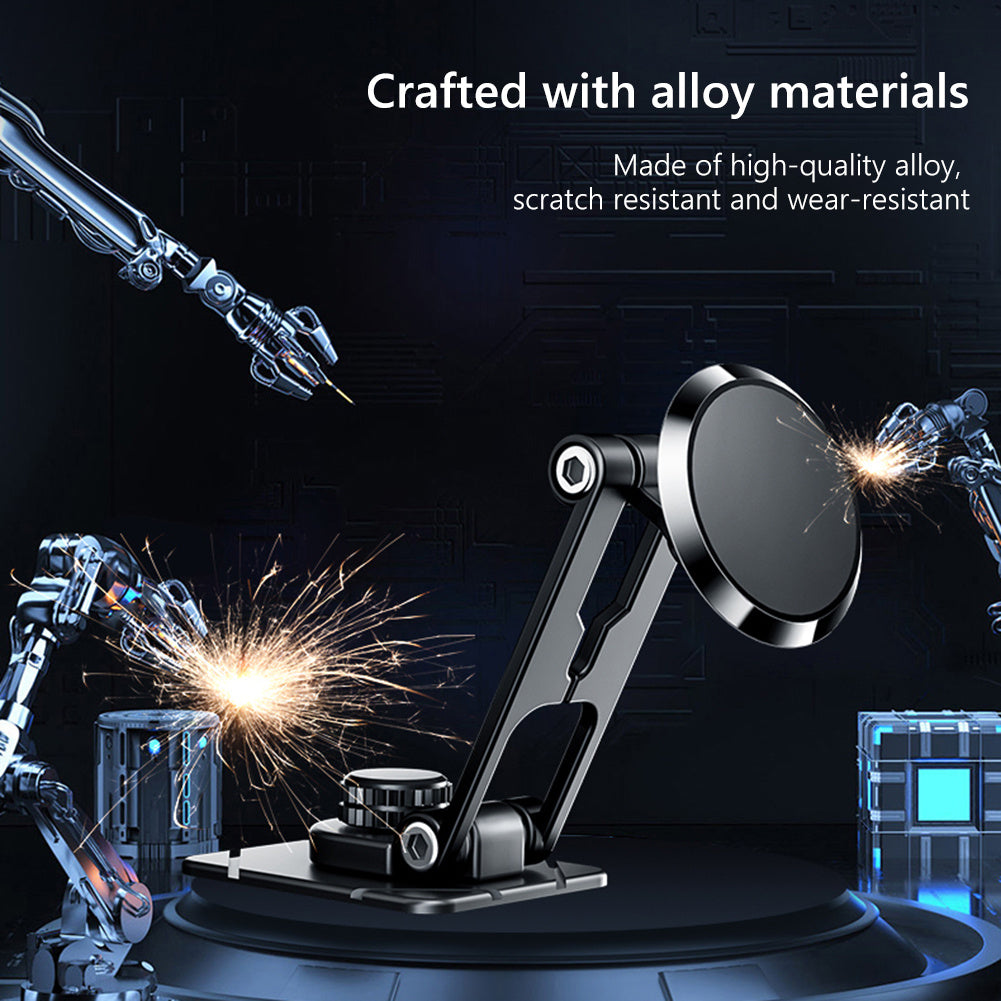 Car Strong Magnetic Mobile Phone Navigation Bracket Rotatable Folding