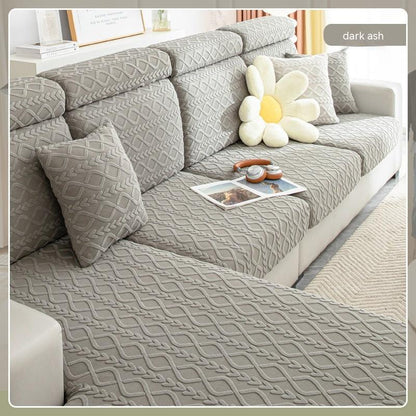 Jacquard Velvet Elastic All-inclusive Universal Sofa Cover