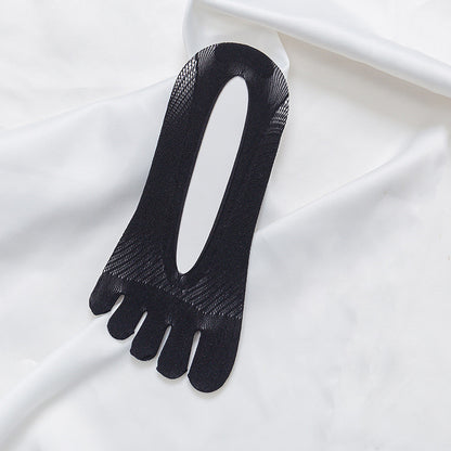 Unisex Thin Velvet Five Toe Breathable Socks