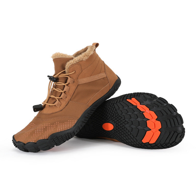 Winter Fleece-Lined Waterproof Hiking and Cycling Shoes