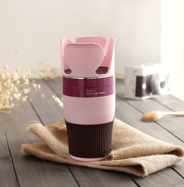 Car Cup and Accessory Holder – Rotatable ABS Drink Holder