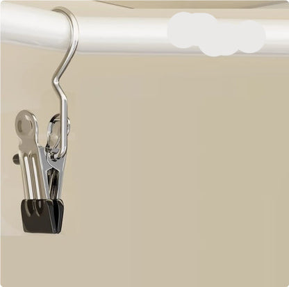 Metal clip with a beige background and '50pcs' text