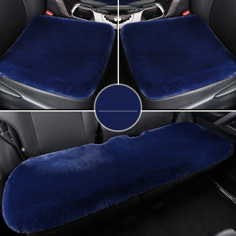 Winter Rabbit Plush Car Seat Cushion Single Piece Square