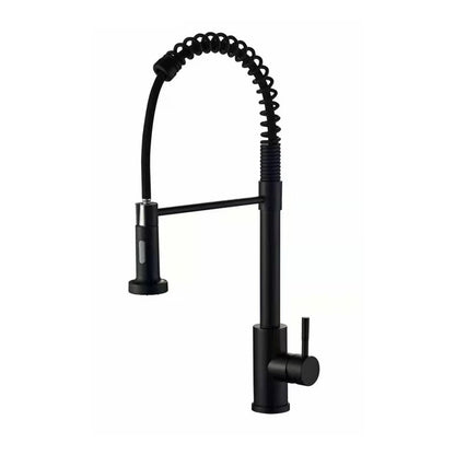 Pull Stainless Steel Kitchen Hot and Cold Faucet – Spring Design, Modern Simplicity