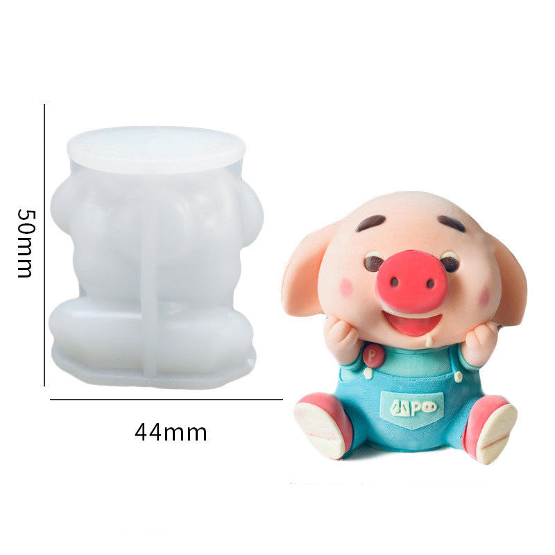 Silicone Bear-Shaped Ice Cube and Candy Mold