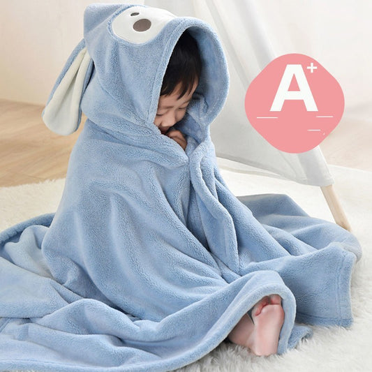 Children's Bath Towel Cape  Coral Velvet