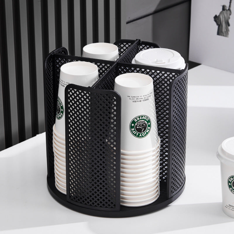Disposable Cup Light Luxury Rotatable Paper Cup Holder