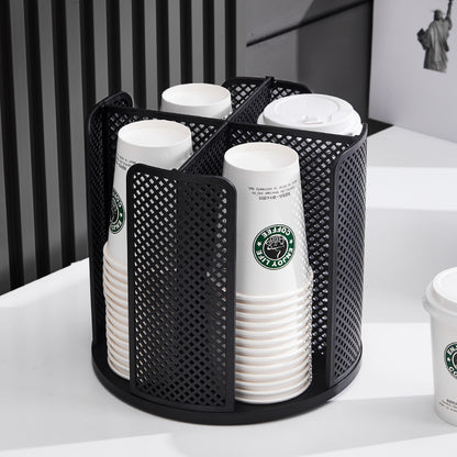 Disposable Cup Light Luxury Rotatable Paper Cup Holder