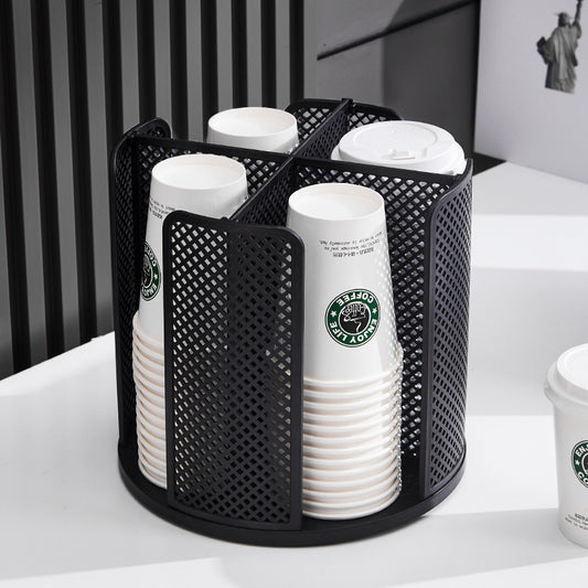 Disposable Cup Light Luxury Rotatable Paper Cup Holder