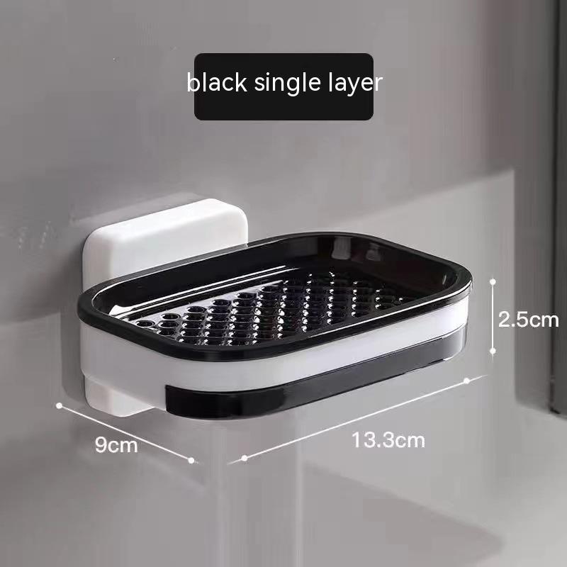 Punch-free Home Wall-mounted Soap Box Storage Rack