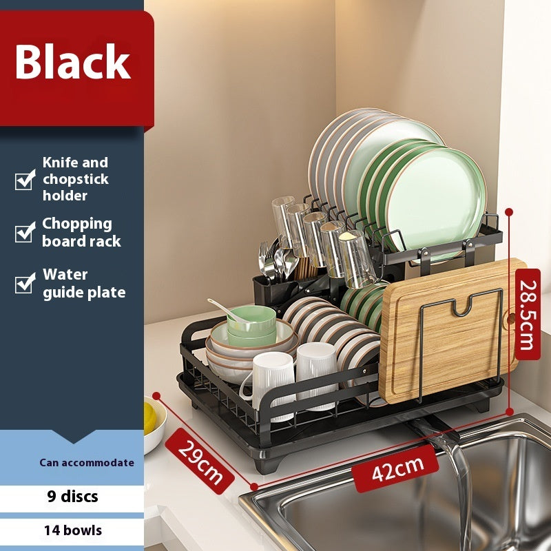 Foldable Kitchen Draining Countertop Dish Rack