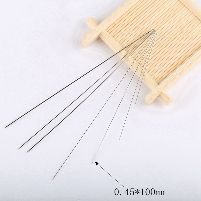 Needle DIY Small Hole Fine Long Needle Ring Threading Tools String Beads Sewing Needle Ornament Accessories