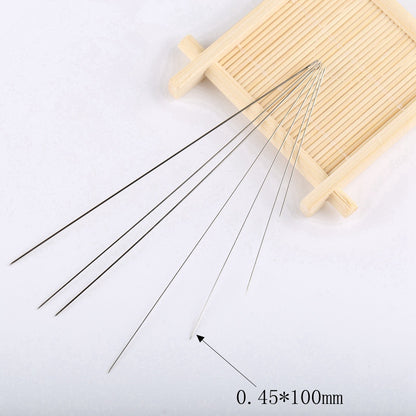 Needle DIY Small Hole Fine Long Needle Ring Threading Tools String Beads Sewing Needle Ornament Accessories