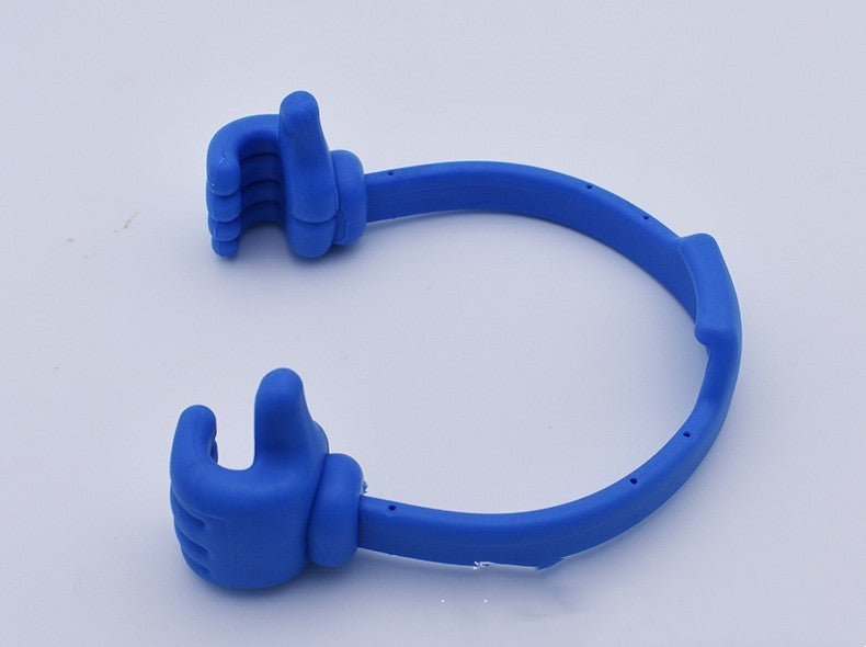 Blue swim snorkel on a white background