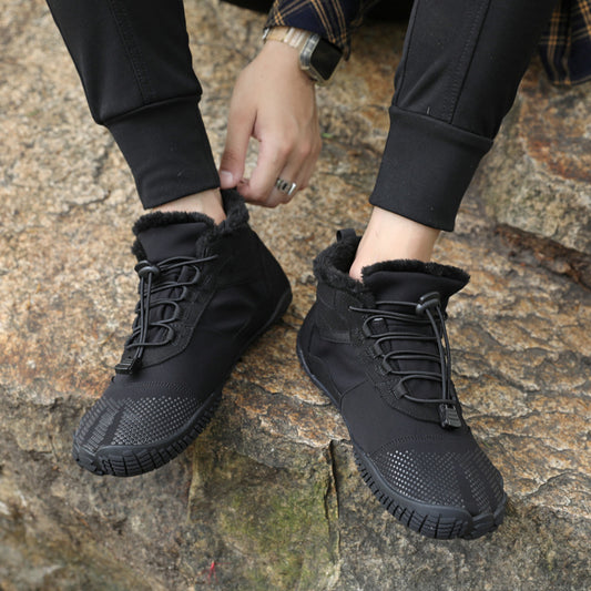 Winter Fleece-Lined Waterproof Hiking and Cycling Shoes