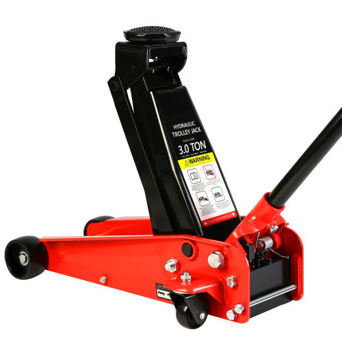Hydraulic Low Profile Racing Floor Jack – 3 Ton Capacity