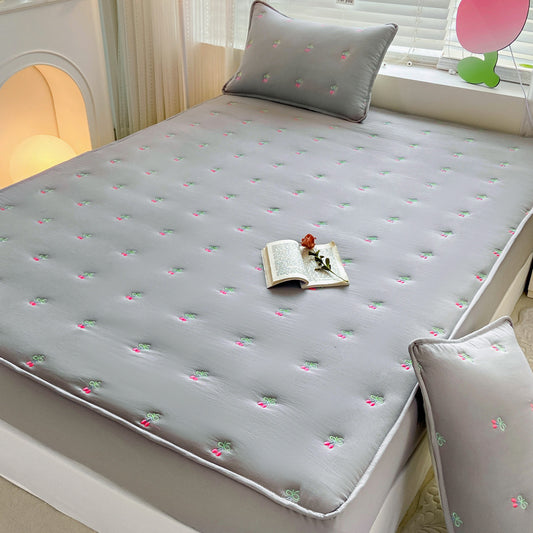 Maternal and Infant Grade Cotton Fitted Sheet – Single/Pair Options for Simmons Mattress