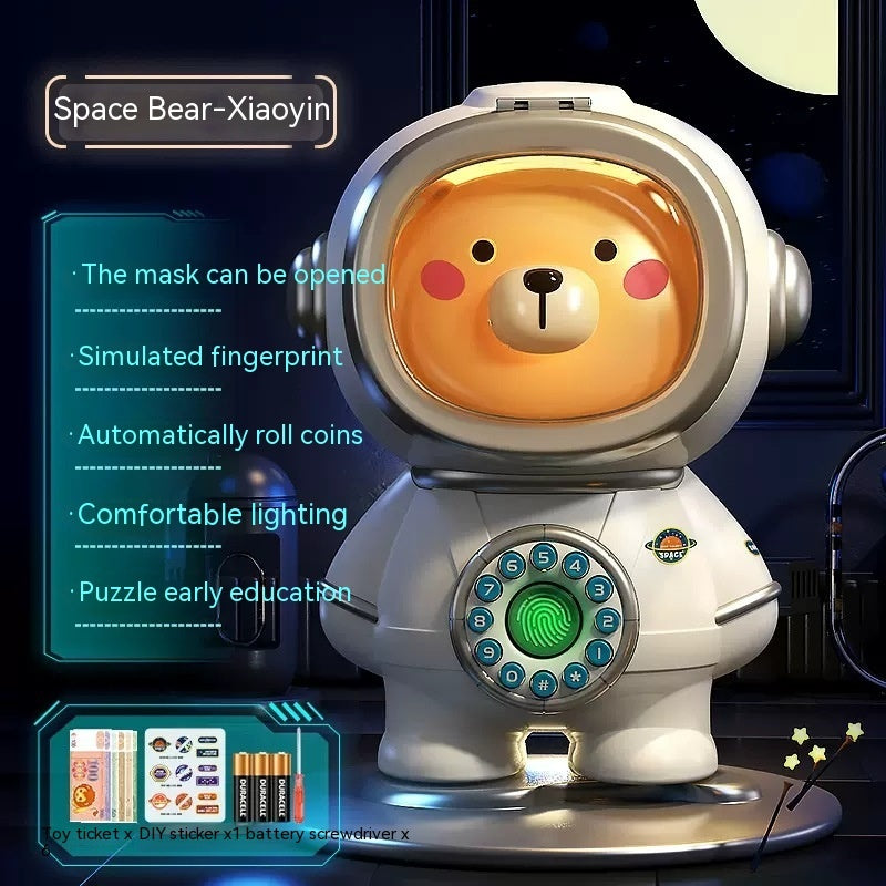 Coin Bank Children's Password Savings Bank