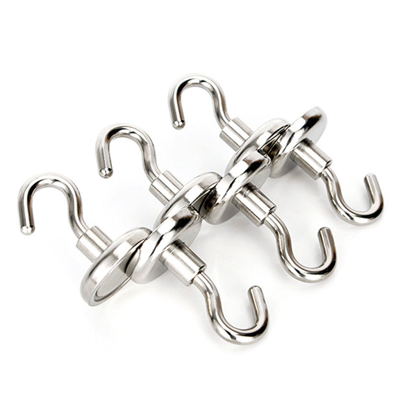 Magnet Hook Strong Magnetic Hook NdFeb Traceless Magnetic Sucker