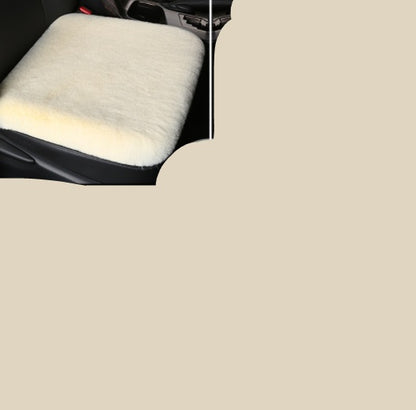 Winter Rabbit Plush Car Seat Cushion Single Piece Square