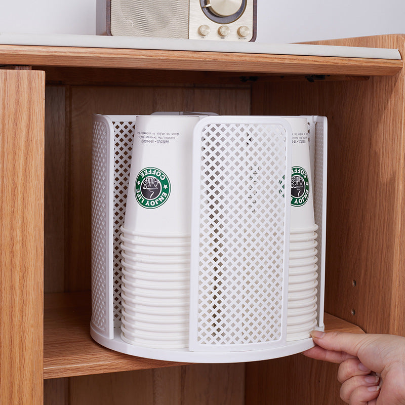 Disposable Cup Light Luxury Rotatable Paper Cup Holder