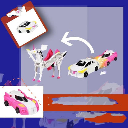 Tianyi Pegasus Transforming Toy Car – Inertia Powered
