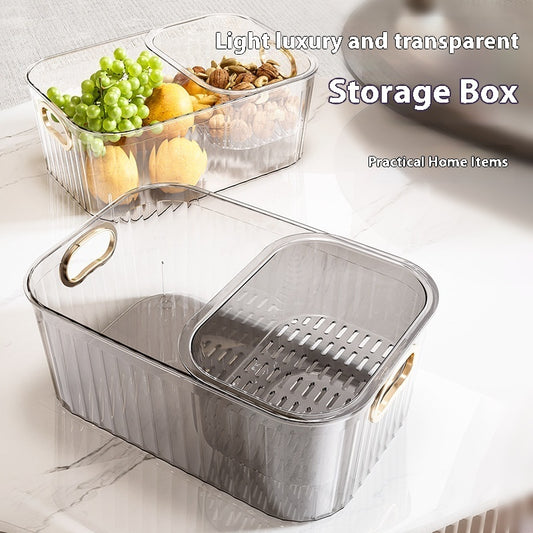 Removable Double-Layer Desktop Drain Basket