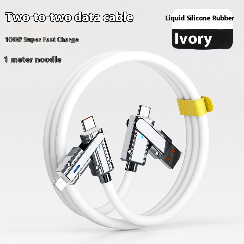 Mech Four-in-one Fast Charge Data Cable