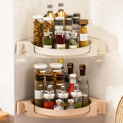 Multi-Functional Kitchen Rotating Spice Rack Turntable