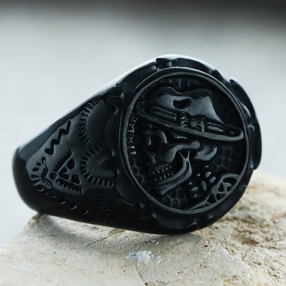 Fashion Trend Punk Skull Pattern Men