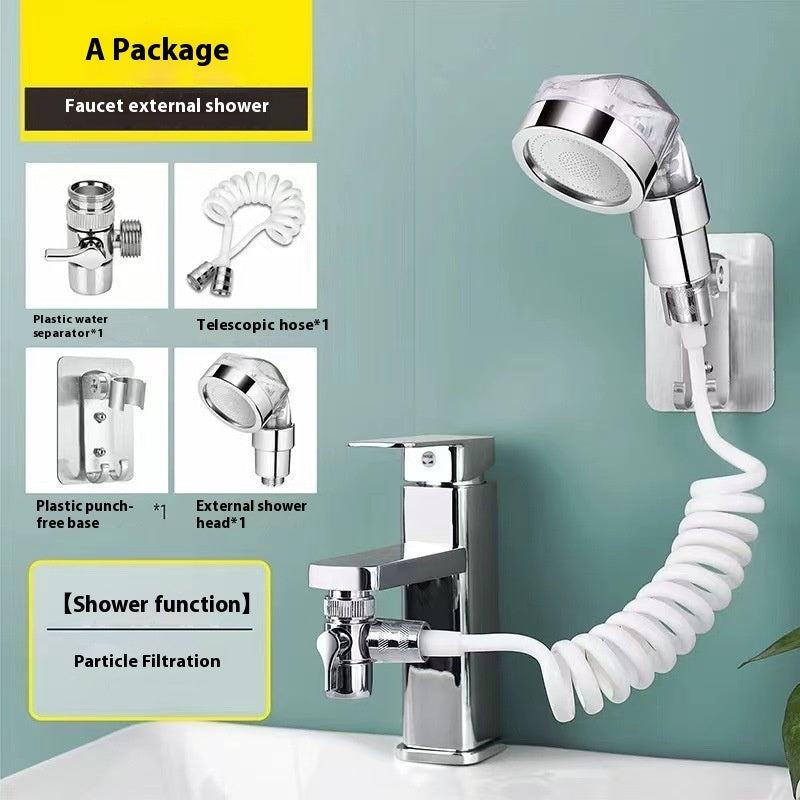 Three-speed One-click Water Stop Head Washing Fantastic Cap Supercharged Shower