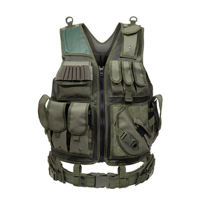 Outdoor Adventure Camouflage Vest – Unisex Nylon Gear