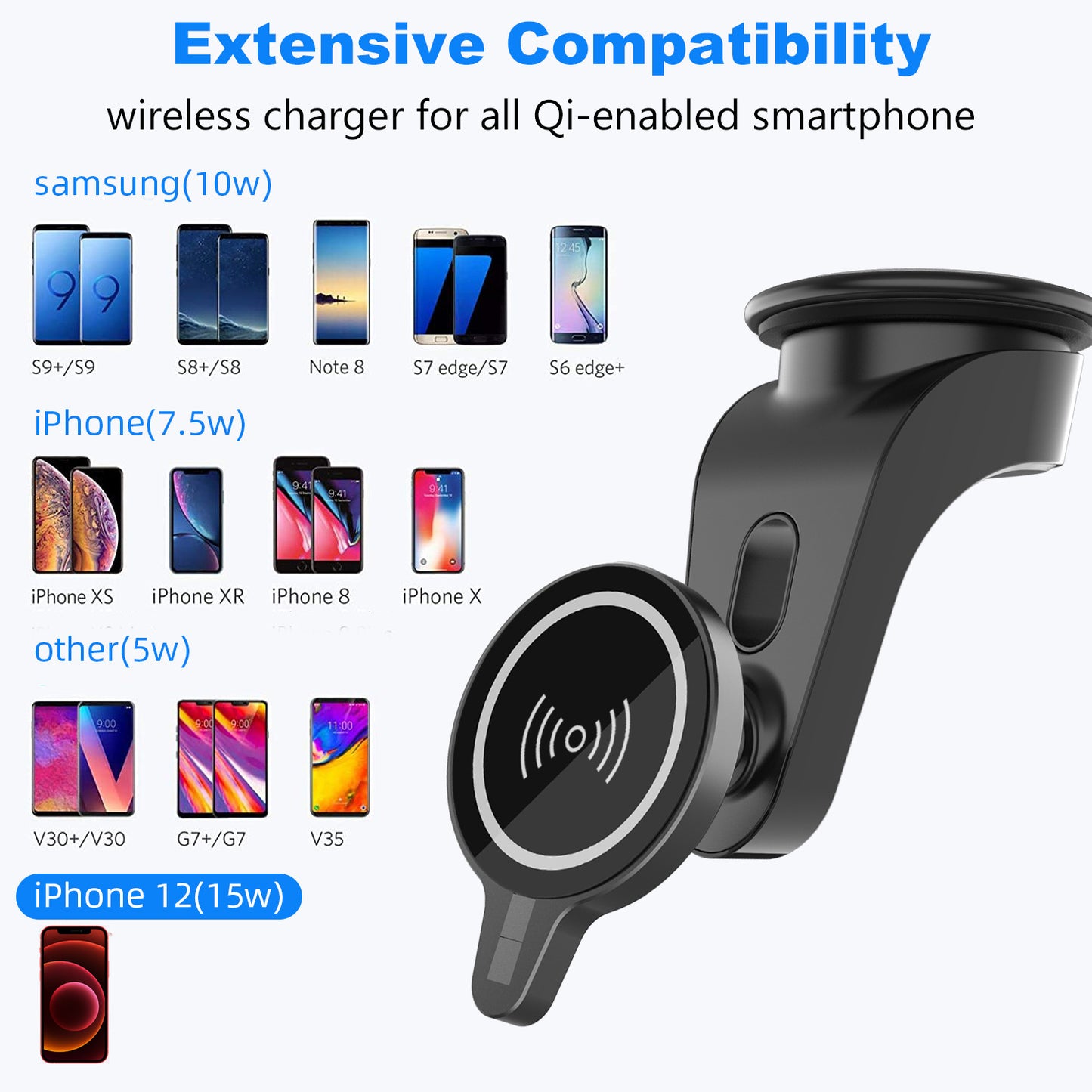 Strong Magnetic Wireless Charging For Car Windshield