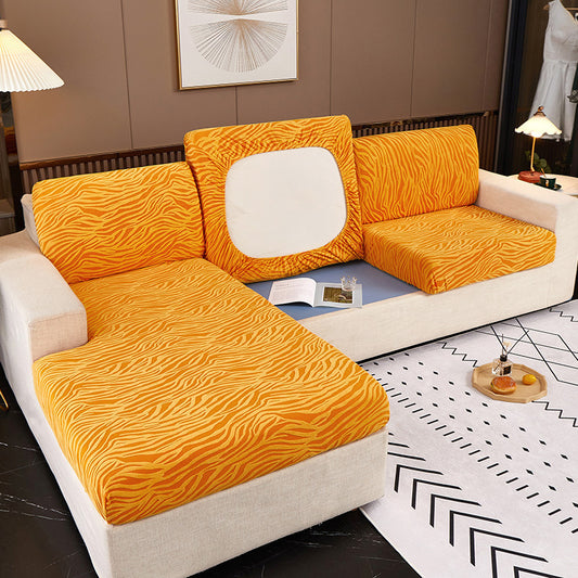 Stretch Jacquard Fleece Non-slip Sofa Cover