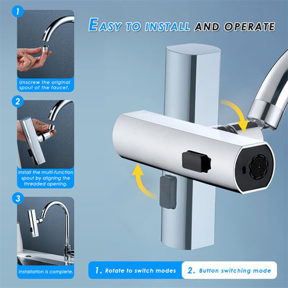 Multifunctional Kitchen Faucet Waterfall Nozzle
