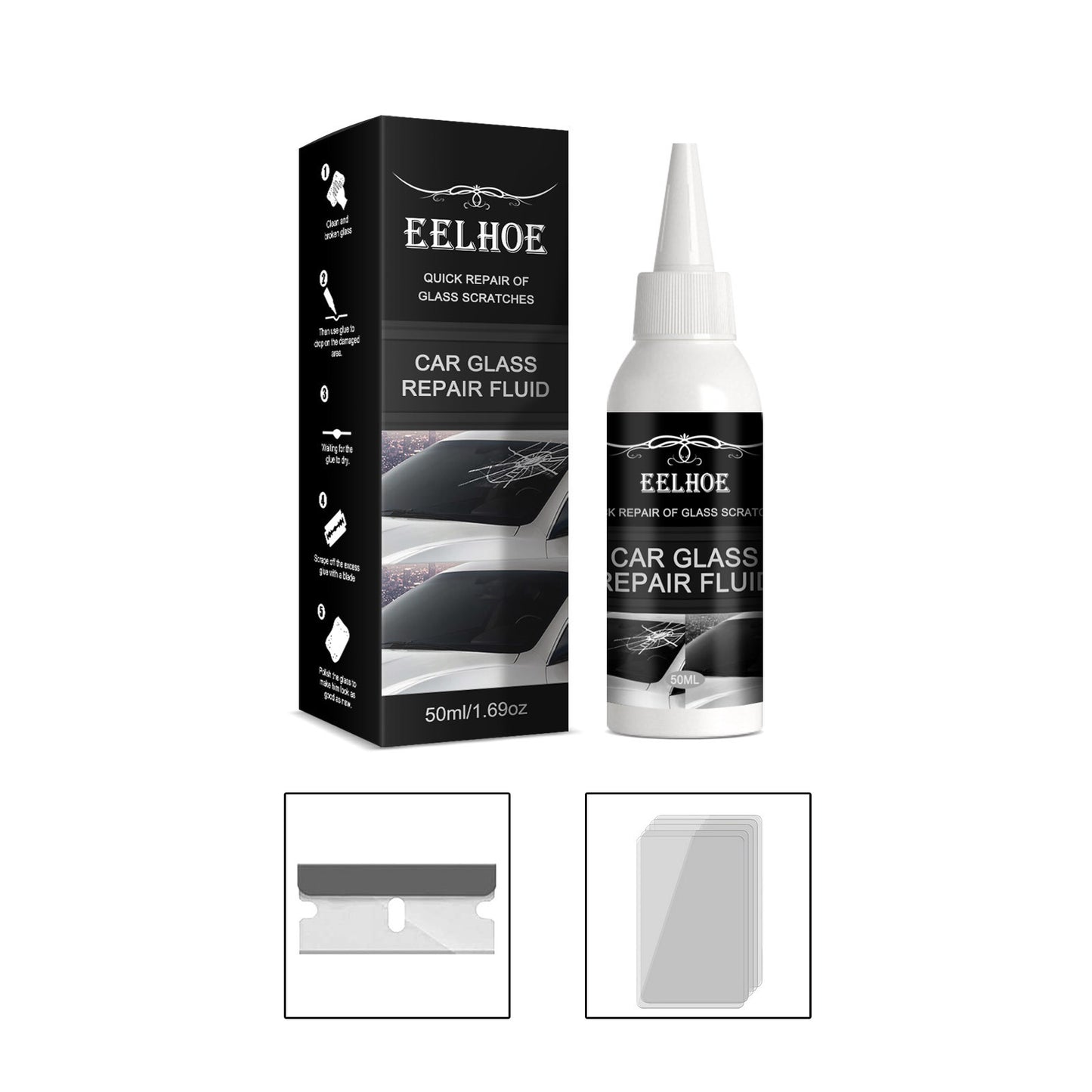 Car Glass Repair Glue Bonding