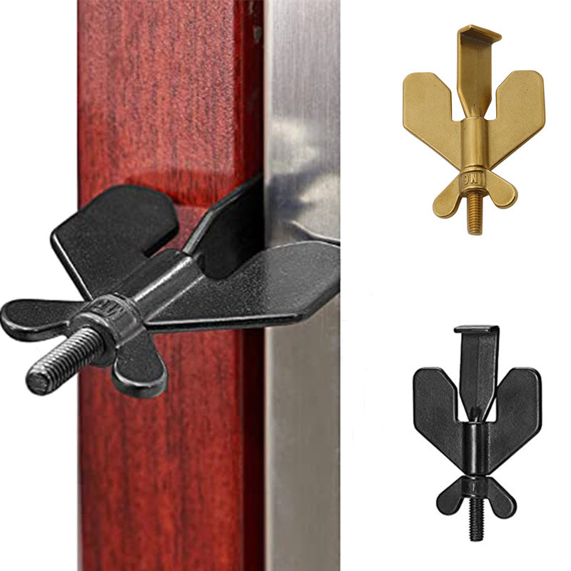 Two types of archery bow nocks on a white background