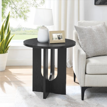 Modern Solid Wood-Look Coffee Table – Square MDF Living Room Table