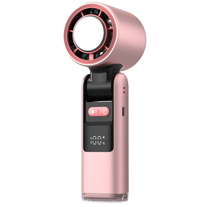 Turbo Chilled Ice Sensation Mini USB Fan with Digital Display