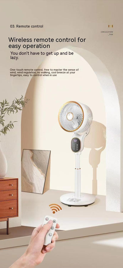 Ondaum Air Circulator Household Fan with Thermantidote Turbofan