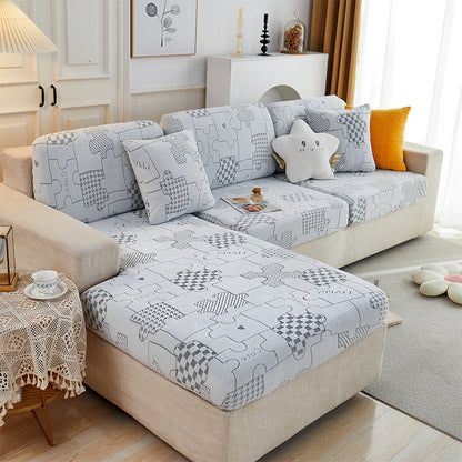 Stretch Jacquard Fleece Non-slip Sofa Cover