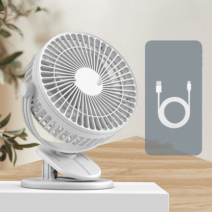 Portable Mini Rechargeable Desktop Fan for Student Dormitory