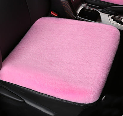 Winter Rabbit Plush Car Seat Cushion Single Piece Square