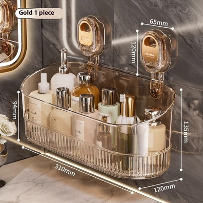 Suction Cup Storage Rack Punch-free Wall-mounted Household