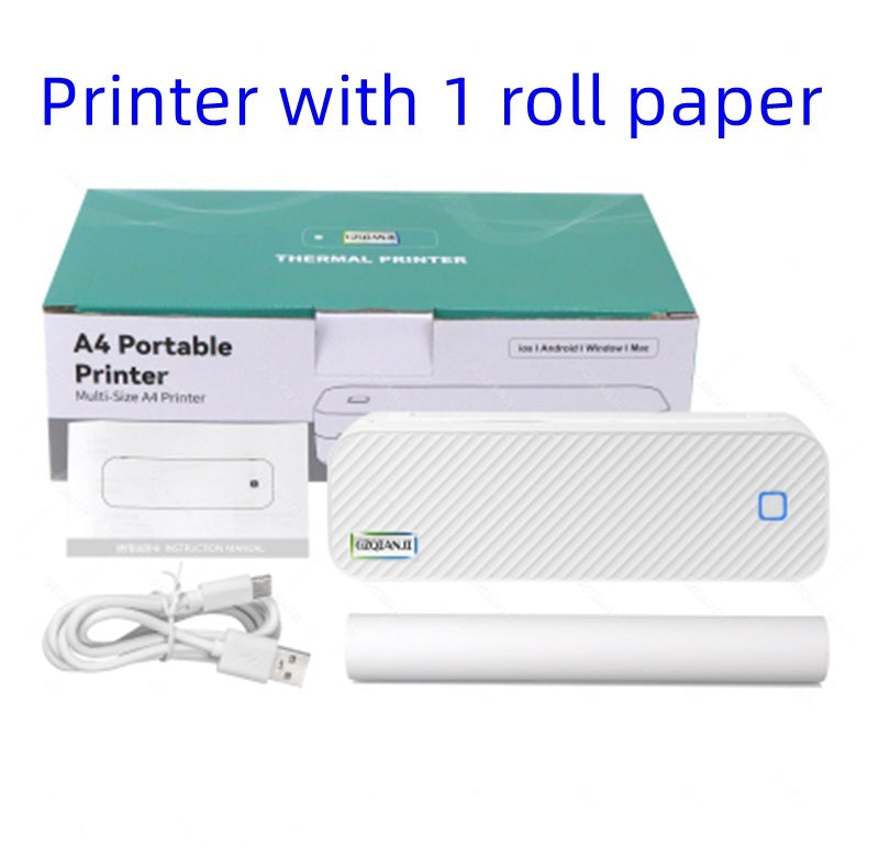 A4 Thermal Portable Mini Office Bluetooth Printer