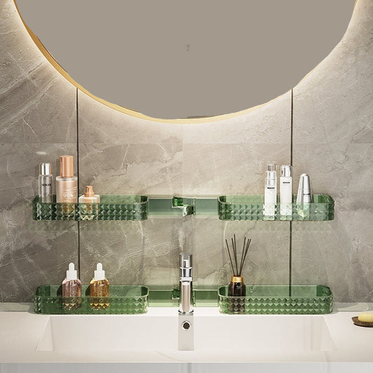 Wall-Mounted Multi-Function Rotating Storage Rack for Bathroom and Kitchen